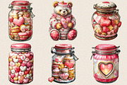 Valentine Clipart Cookie Jar, an Illustration by SVGArt (Thumbnail 8 of 8)