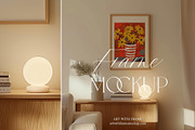 Frame Mockup, Danish Interior Mockup, a Product Mockup by ArtwithFrame (Thumbnail 1 of 10)