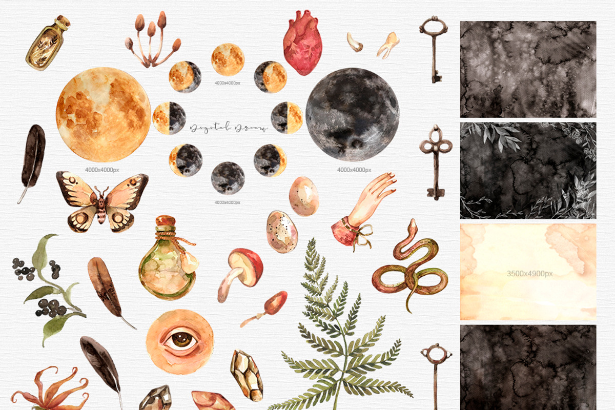MOON MAGIC, a Decorative Illustration by DigitalDream (Photo 17 of 20)