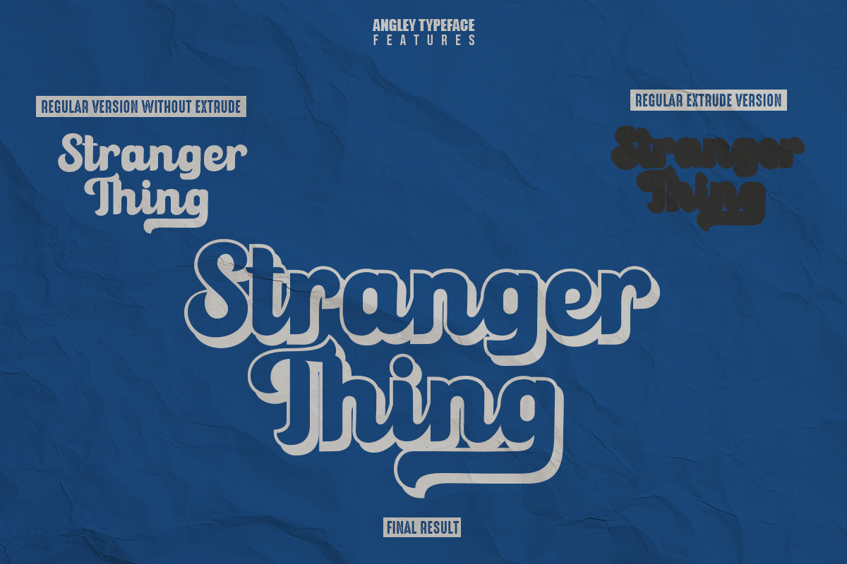 Angley - Bold Script, a Script Font by Letter Fresh (Photo 9 of 17)