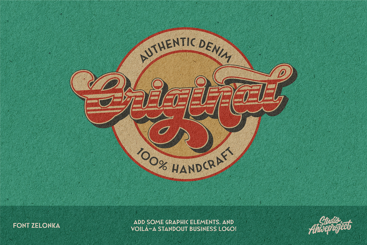 Zelonka, a Script Font by ahweproject (Photo 8 of 21)