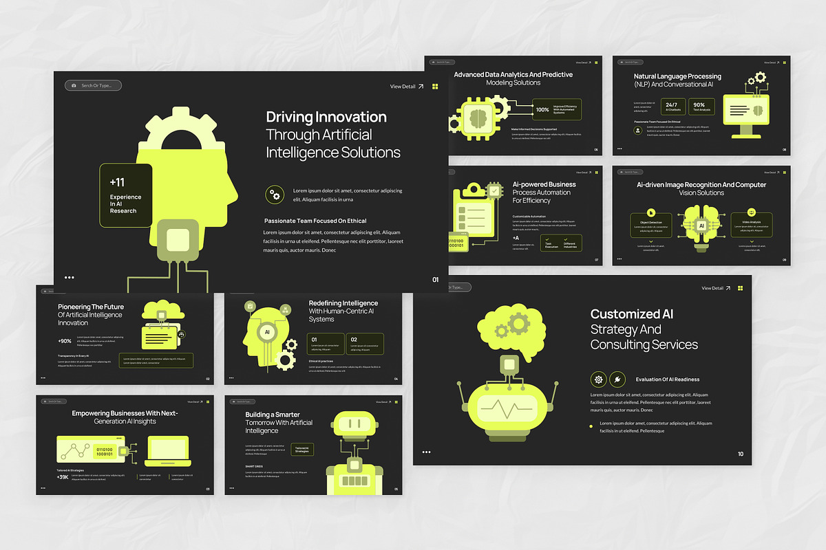 Artificial Intelligence PowerPoint preview 3
