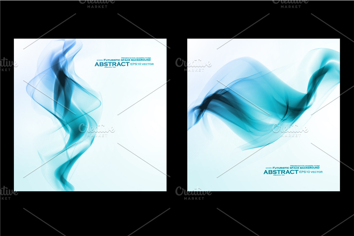 Abstract blue backgrounds, a Pattern Graphic by majcot (Photo 2 of 3)