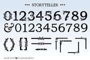 Storyteller Serif Font w Pretty Caps, a Serif Font by Storyteller Design (Thumbnail 11 of 12)