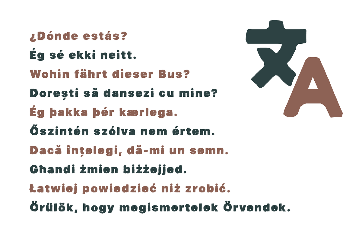 Kniga - Rugged Eroded Typeface, a Sans Serif Font by alpercakici (Photo 9 of 19)