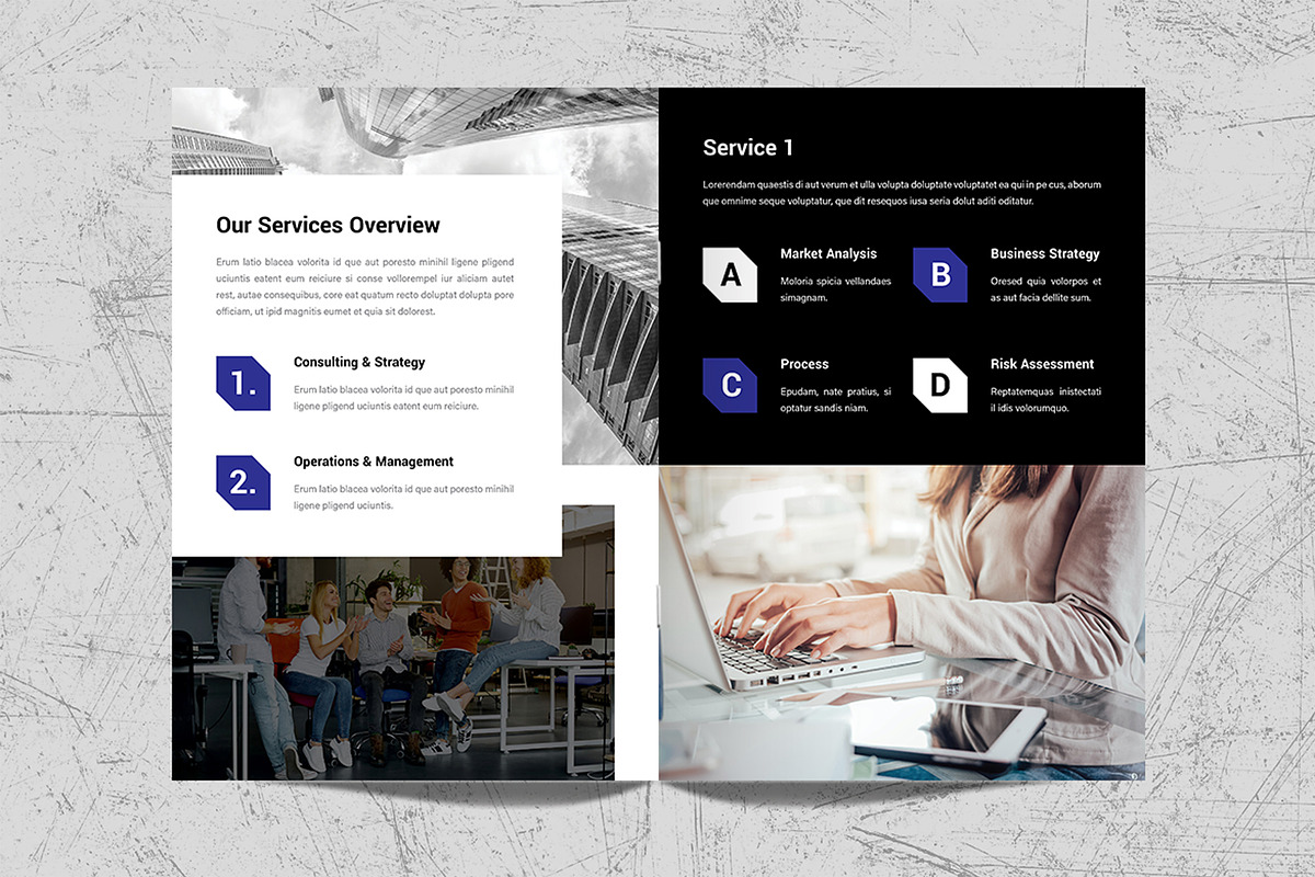 Company Profile Brochure Template, a Brochure Template by White Graphic (Photo 6 of 11)