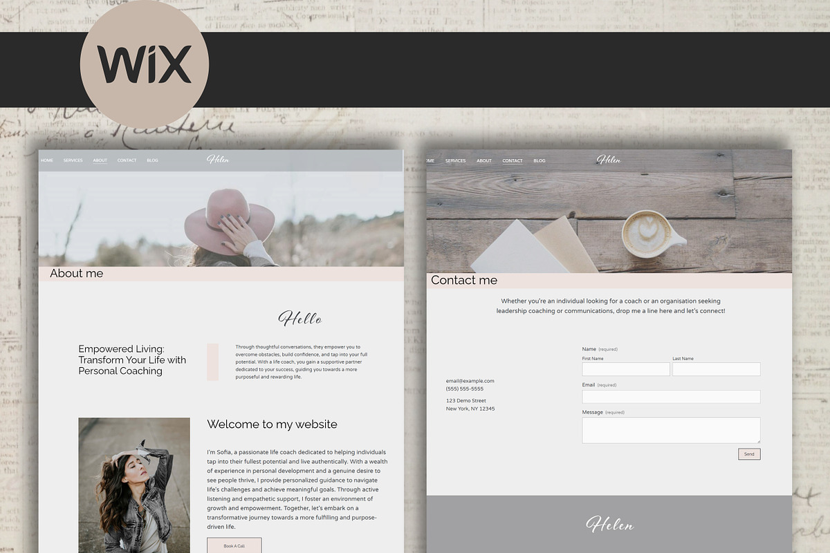 Premium Wix Template for Coaching, a Wix Template by Design House (Photo 5 of 10)