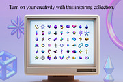 Metamodern SHAPES 3D, an Object Graphic by Ckybe's Corner (Thumbnail 6 of 8)