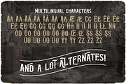 Craftman Vintage Label Font, a Serif Font by JumboDesign (Thumbnail 5 of 6)