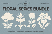 Floral Series Bundle: All 5 in 1, an Object Illustration by Veyla (Thumbnail 1 of 46)