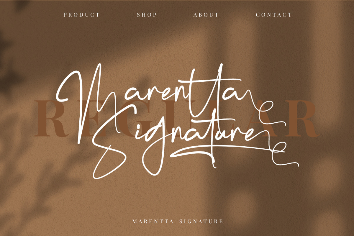 Marentta Signature Business Font, a Script Font by KennedyStudio (Photo 2 of 10)