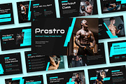 Prostro Workout Class Keynote, a Presentation Template by kerismaker (Thumbnail 1 of 11)