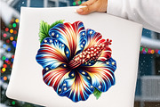 4th Of July Flowers Clipart, an Illustration by SinaCreation (Thumbnail 7 of 9)