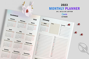 2023 Monthly Planner Bundle V.18