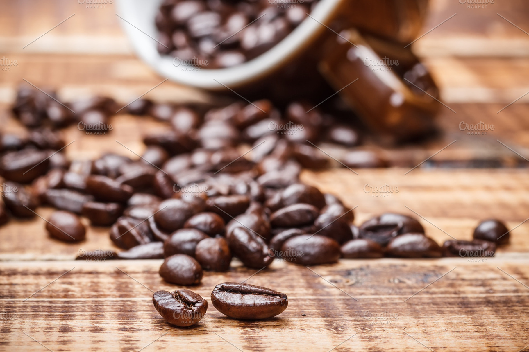 Coffee Beans Stock Photo Containing Coffee And Closeup