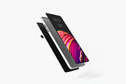 Editable Smartphone Mockup, a Device Mockup by zpackcreative (Thumbnail 1 of 4)