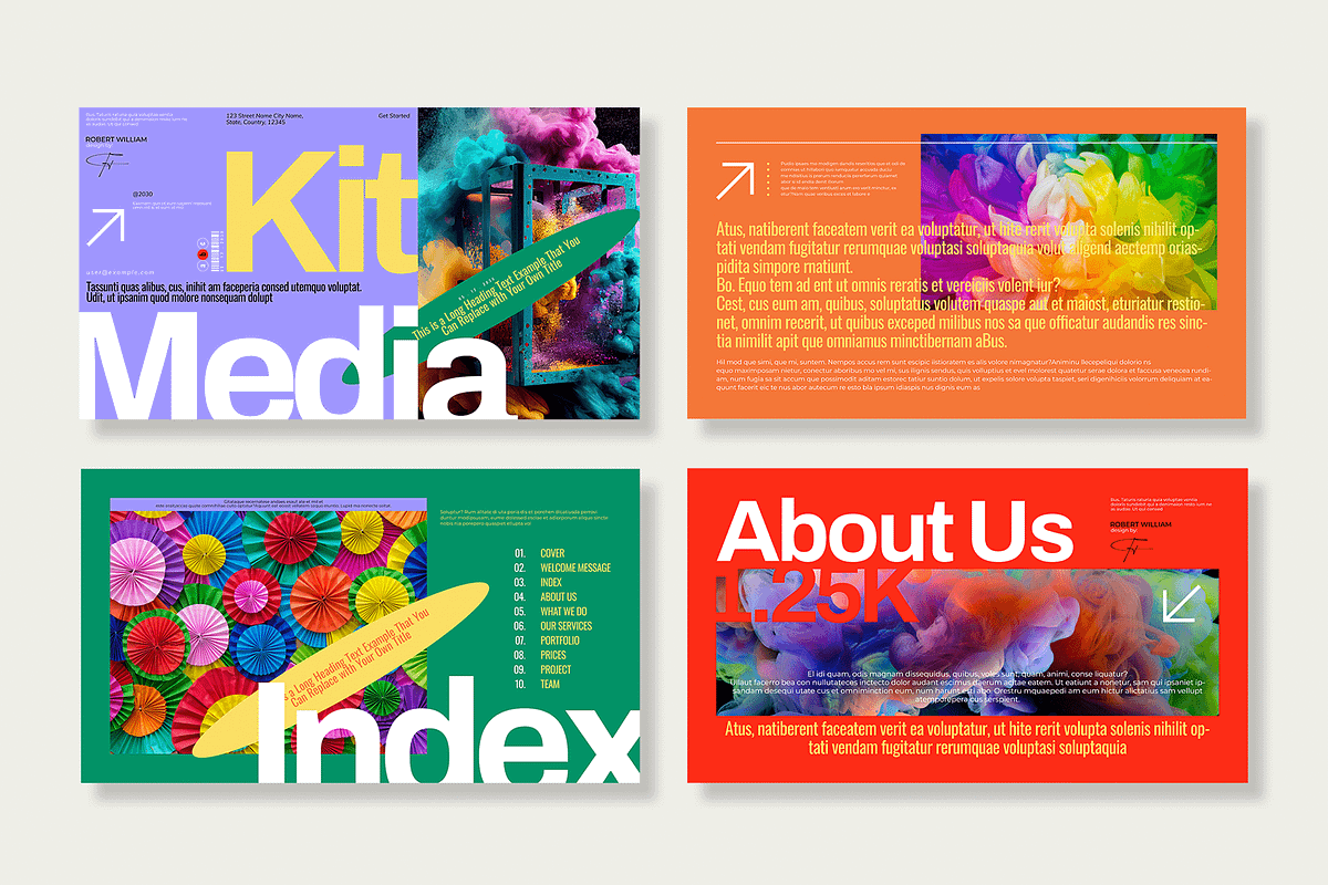 Media Kit Presentation Template, a Presentation Template by MightyDesign (Photo 2 of 8)