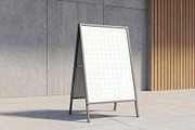 A-Frame Sign Mockup, an Advertising Mockup by graphypix (Thumbnail 4 of 4)