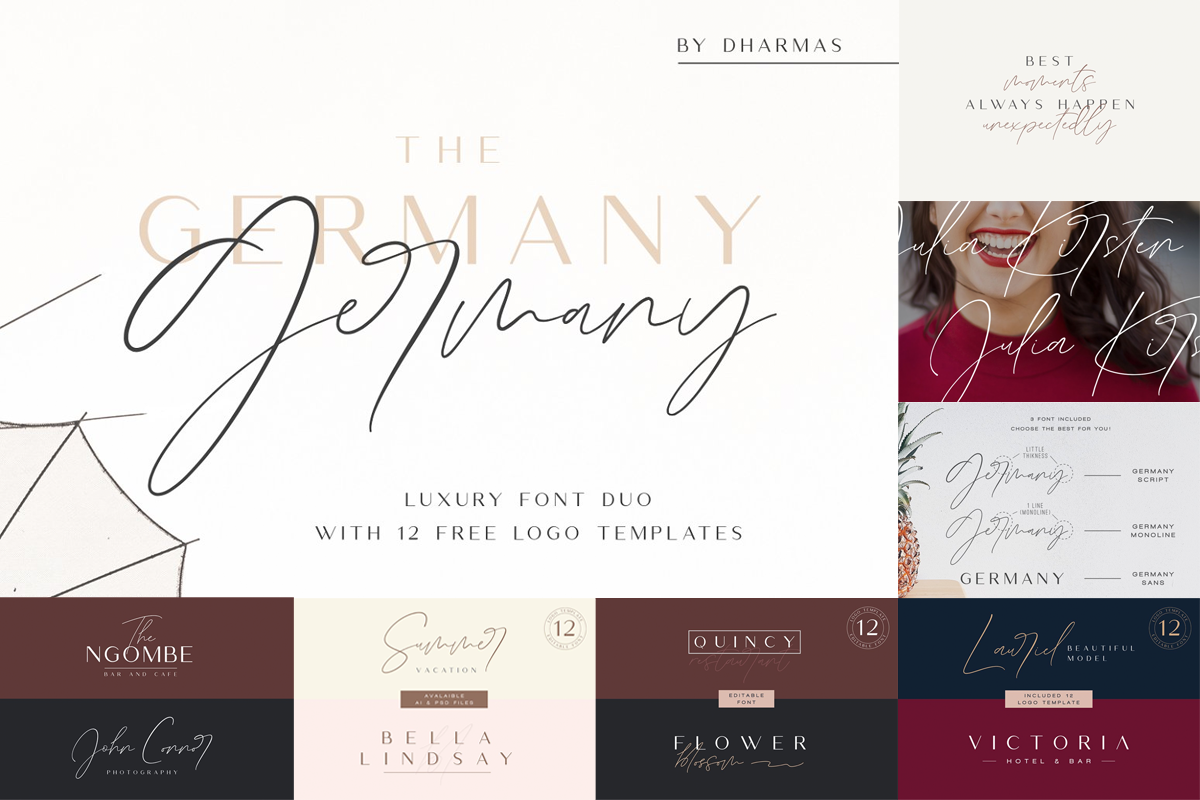 Best Wedding Bundle Font - 90% OFF, a Script Font by Dharmas Foundry (Photo 4 of 17)