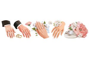 Wedding rings. Ring on hand, wedding, a Person Illustration by Stock-Smart-Start