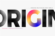 Colarino. Multicolor SVG-OTF fonts, a Symbol Font by Luxfont (Thumbnail 1 of 12)