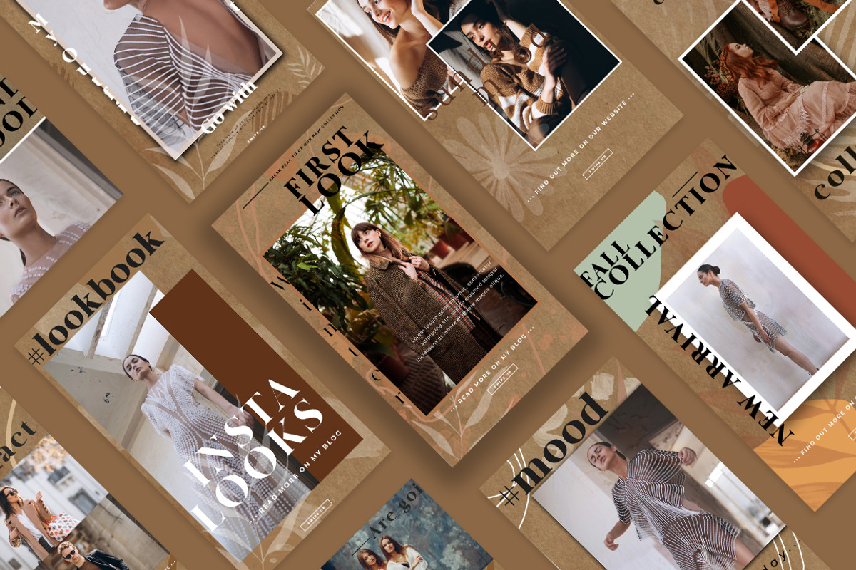 Cathy Instagram Posts And Stories, a Social Media Template by PixelHive Pro (Photo 3 of 14)