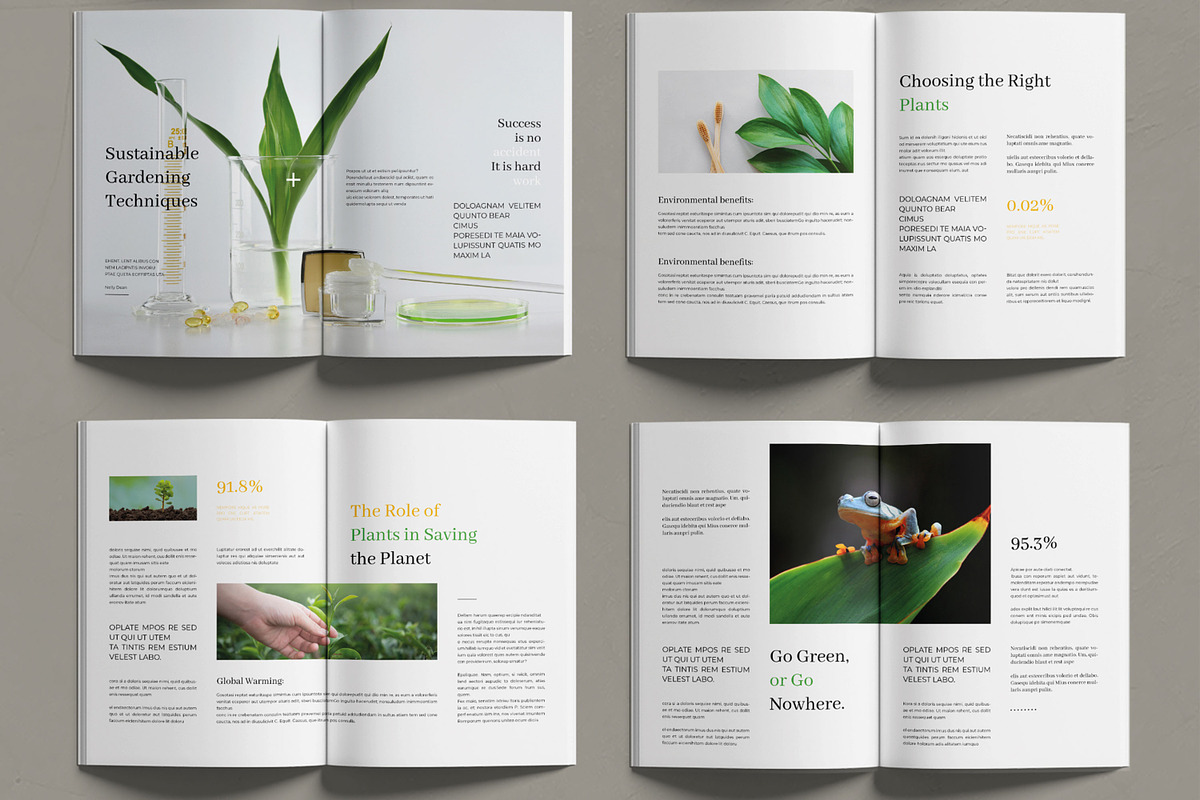 Lifestyle Magazine Template, a Magazine Template by MightyDesign (Photo 3 of 6)