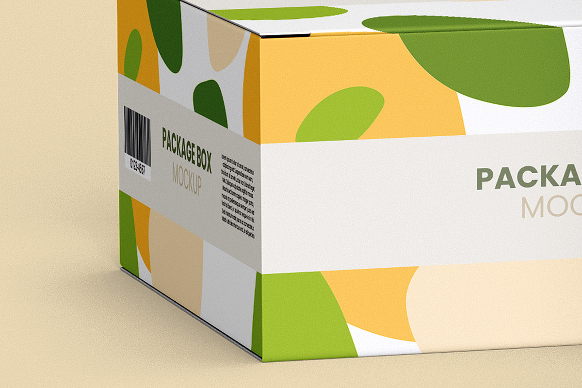 Package Box Mockup - 7 views, a Packaging Mockup by Illusiongraphic (Photo 12 of 19)