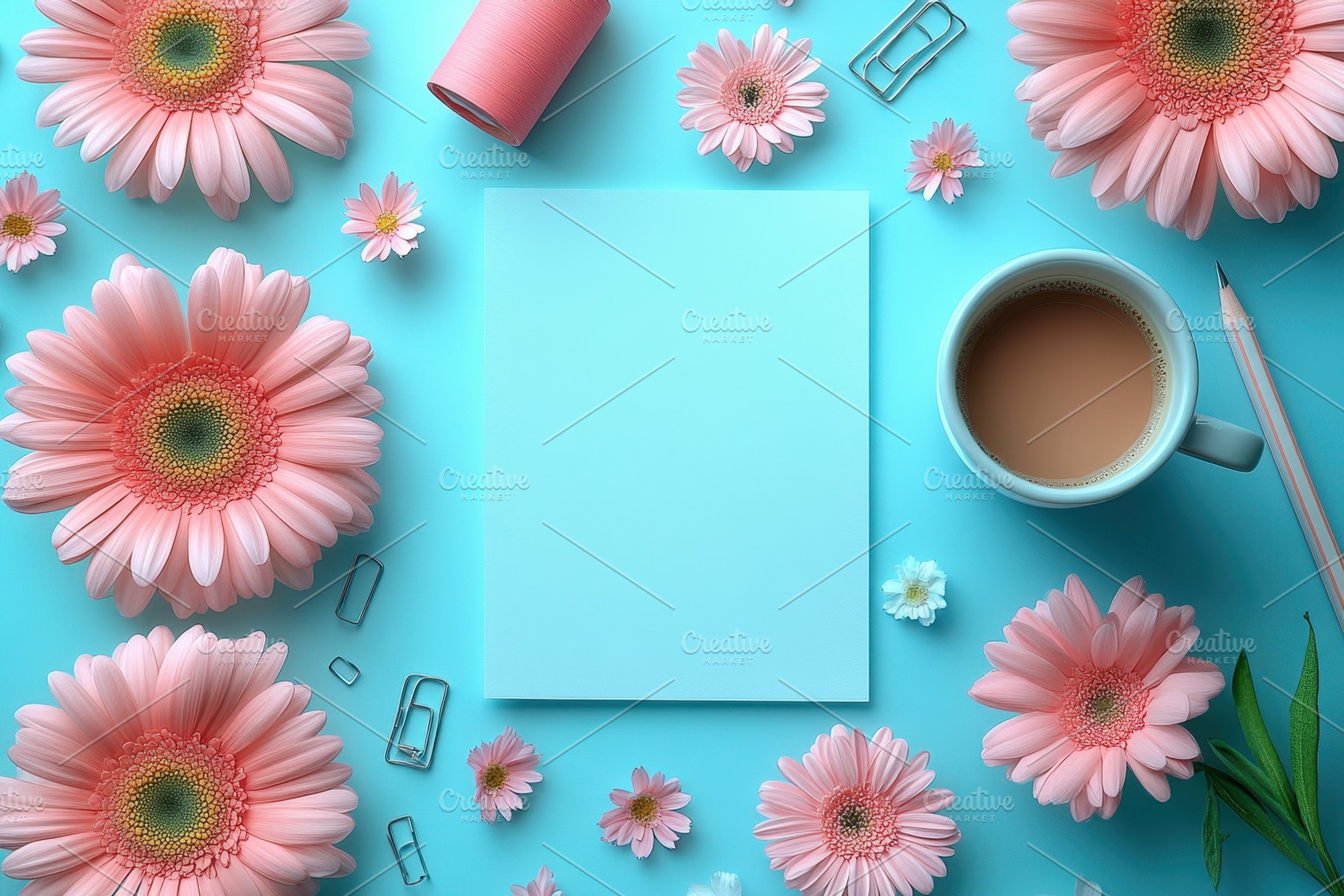 Creative workspace arrangement with, a Photo by Tanuart