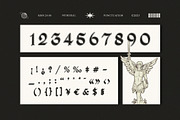 Blackbones – Blackletter Typeface, a Blackletter Font by Krismagraph (Thumbnail 10 of 10)