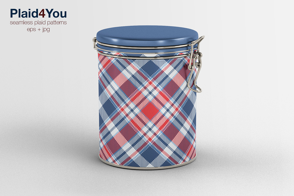 #20 Navy Plaid Patterns EPS + JPG, a Pattern Graphic by Plaid4You (Photo 8 of 10)