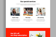 Clean and Modern Email Newsletter, an UI Kit Template by MightyDesign (Thumbnail 4 of 8)