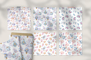 SALE! UNDERWATER seamless patterns, a Pattern Graphic by Tiana Geo (Thumbnail 4 of 6)