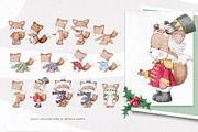 Cute Christmas Characters, a Seasonal Illustration by Pretty Little Lines (Thumbnail 10 of 16)