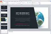 Sharp Modern Brochure and PowerPoint, a Brochure Template by Shop Mockpro (Thumbnail 10 of 11)