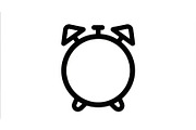 Alarm Clock Silhouette Vector Bundle, an Illustration by Creativeshirt (Thumbnail 16 of 51)