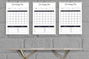Monthly Planner Template, a Stationery Template by MightyDesign (Thumbnail 3 of 7)
