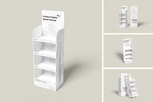 Product Display Stand Mockup, an Advertising Mockup by Twins_studio926