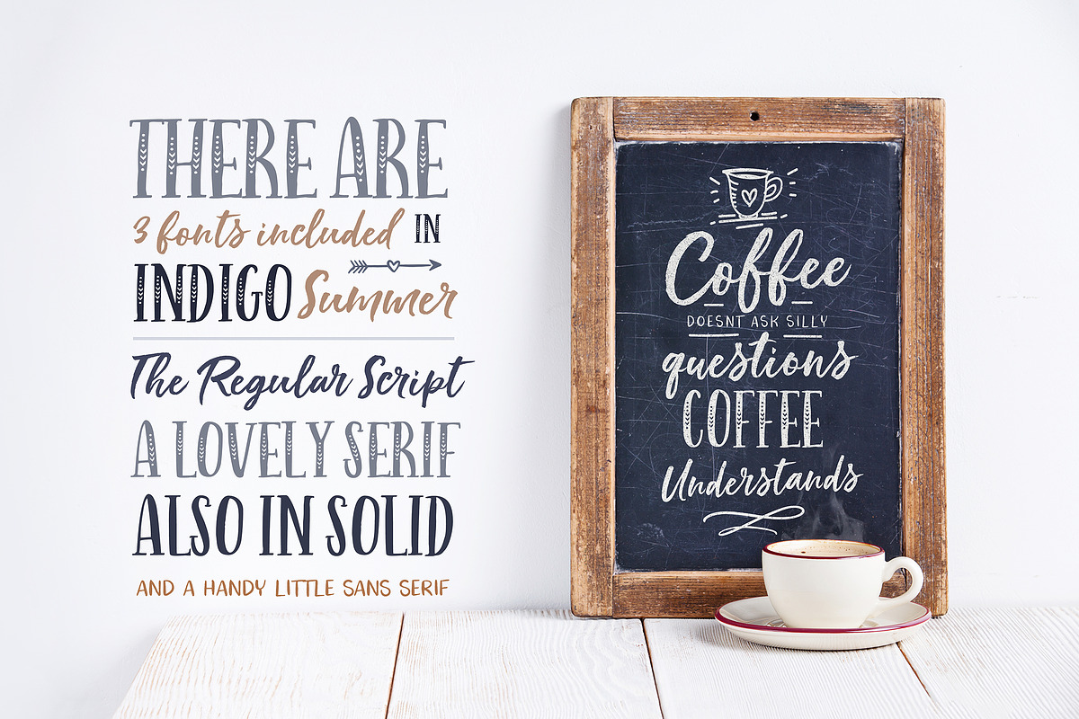 Indigo Summer Font Free Downloadv - UIFreebies