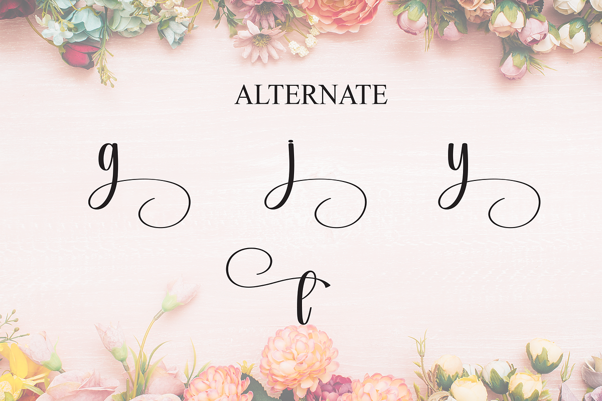 Beautyful | Script Font, a Handwritten Font by Scratchones (Photo 8 of 9)