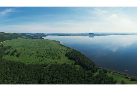 Aerial drone view of lake landscape, a Nature Photo by Jan Jack Russo Media