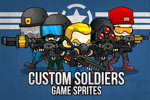 Custom Soldiers - Game Sprites