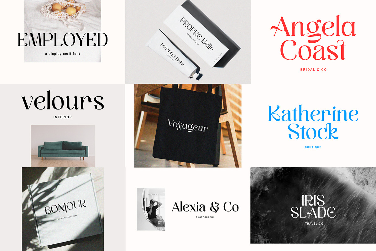 The Modern & Unique Font Bundle #02, a Serif Font by Prioritype Co (Photo 17 of 17)