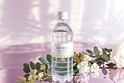 Water Bottle Label Mockup, 8x2 Label, a Product Mockup by TatiMockup (Thumbnail 4 of 6)