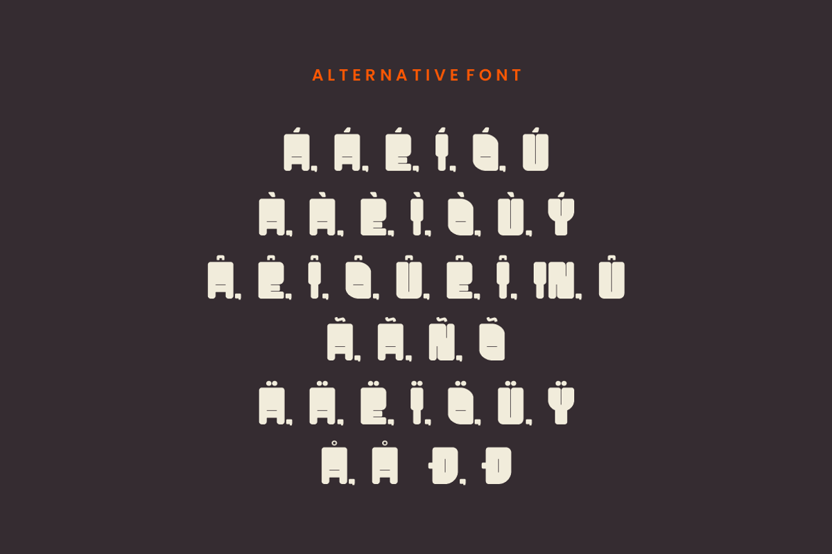 Joesam Bafeth - Thick Bold Font, a Sans Serif Font by Iqsiart Studio (Photo 3 of 9)