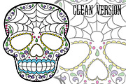 Calavera Vector Design, an Illustration by BAD TASTE (Thumbnail 7 of 7)