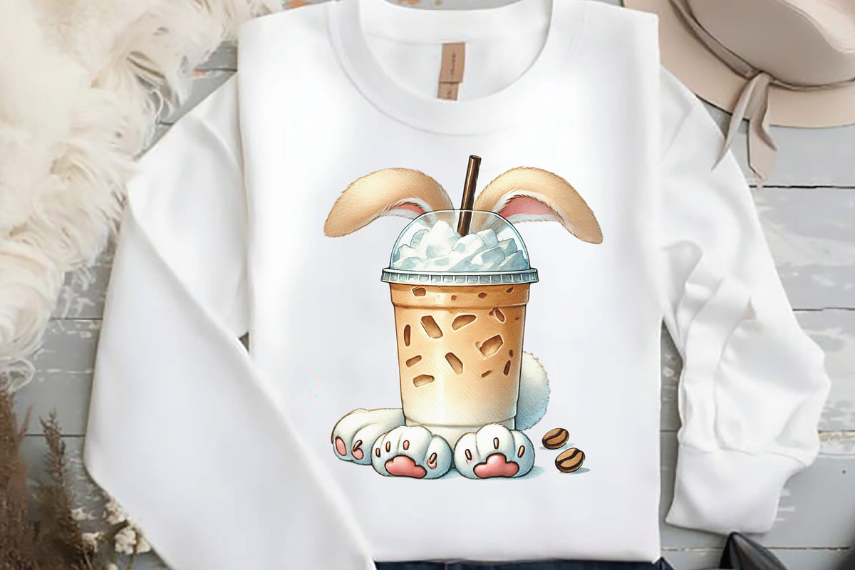 Easter Iced Coffee Sublimation, an Illustration by DreamCafeArt (Photo 2 of 5)