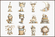 Autumn Boho Clipart, an Illustration by Sublimation Artist (Thumbnail 3 of 6)