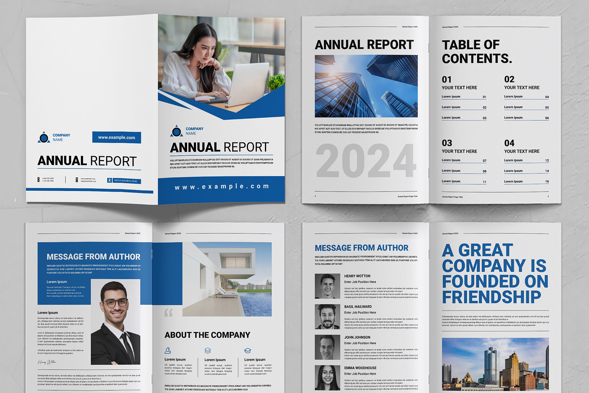 Annual Report, a Brochure Template by ContestDesign (Photo 2 of 3)