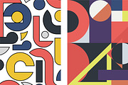 Abstract color retro covers., a Brochure Template by ExpressShop (Thumbnail 5 of 5)